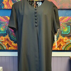 Worthington ~ Sz 18 ~ Short Sleeve ~ V-Neck Dress ~ NWT